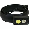 C-Line Products C-Line 79101, Lay-Flat Power Extension And Cord Cover, 13 Amps, 125 V, 10ft, Black CLI79101